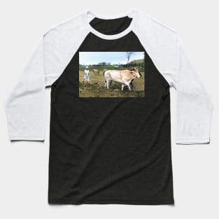 Colorized vintage photo of Mexican Farmer Baseball T-Shirt